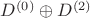 $D^{(0)} \oplus D^{(2)}$