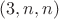 $(3,n,n)$ $(3,n,n)$