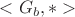 $<G_b, *>$