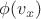 \phi (v_{x})