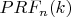 $PRF_n(k)$