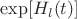 $\exp[H_l(t)]$