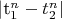 |t_1^n-t_2^n|