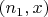 $(n_1, x)$