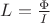 $L = \frac{\Phi}{I}$