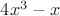 $4x^3-x$