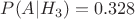 $P(A|H_3)=0.328$