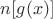 $n[g(x)]$
