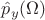 $\hat p_y(\Omega)$