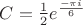 $C=\frac{1}{2} e^{\frac{-\pi i}{6}}$