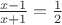 ${x-1\over x+1}={1\over2}$