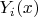 $Y_i(x)$