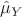 $\hat{\mu}_Y$