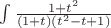 $\int \frac{1+t^2}{(1+t)(t^2-t+1)}
$