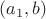$(a_1,b)$