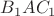 $B_{1}AC_{1}$