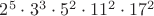 $2^5\cdot3^3\cdot5^2\cdot11^2\cdot17^2$