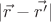${{|\vec{r}-\vec{r'}|}} $