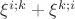 $\xi^{i;k}+\xi^{k;i}$
