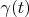 $\gamma(t) $