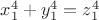 $x_1^4+y_1^4=z_1^4$