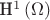 H^1\left(\Omega\right)