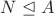 $N\trianglelefteq A$