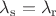$\lambda_\mathrm{s}=\lambda_\mathrm{r}$