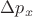 $\[\Delta p_x \]$