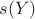 $s(Y)$