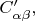 $C'_{\alpha \beta},$