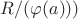 $R/(\varphi(a)))$