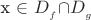 x $\in$ $D__f$$\cap$$D__g$
