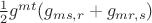 $\frac12g^{mt}(g_{ms,r}+g_{mr,s})$