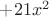 $+21x^2$