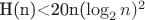 H(n)<20n(\log_2n)^2