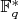 $\mathbb F_q^*$