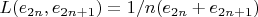 $L(e_{2n},e_{2n+1}) = 1/{n}(e_{2n} + e_{2n+1})$
