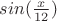 $sin(\frac{x}{12})$