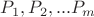 $P_1,P_2,...P_m$ $P_1,P_2,...P_m$