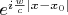 $e^{i\frac{w}{c}|x-x_0|}$