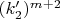 $({k'_2})^{m+2}$