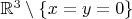 $\mathbb{R}^3\setminus\{x=y=0\}$