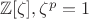 $\mathbb{Z}[\zeta], \zeta^p=1$
