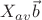 $X_{av}\vec b$