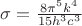 $\sigma=\frac{8\pi^5k^4}{15h^3c^3}$