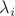 $\lambda _i $