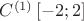 $C^{\left(1\right)} \left[-2;2\right]$