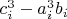 $c_i^3-a_i^3 делится на b_i$