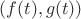$(f(t),g(t))$